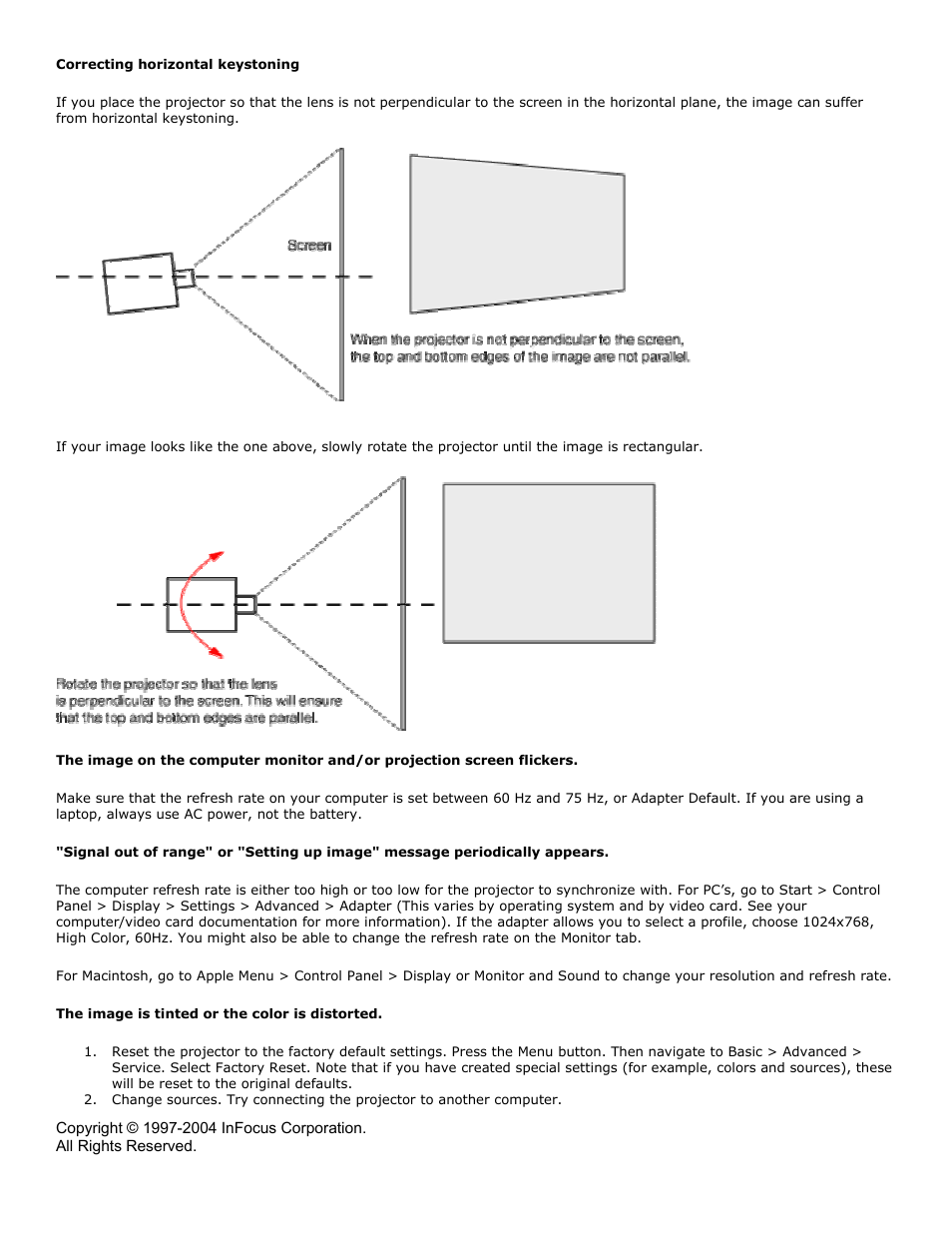 InFocus ASK PROXIMA C95 User Manual | Page 3 / 4