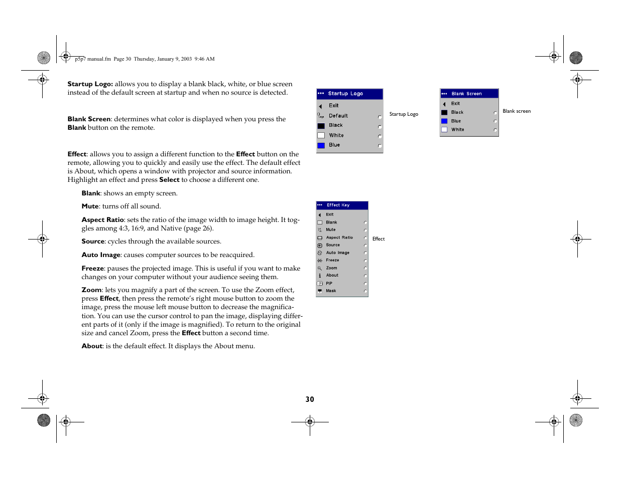 InFocus LP 250 User Manual | Page 30 / 44