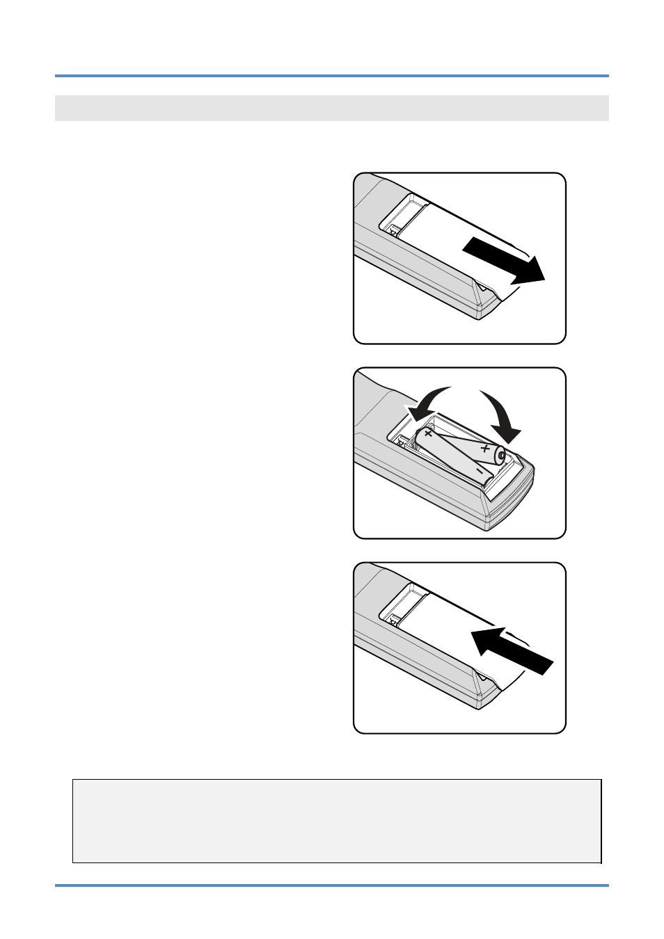 Setup and operation, Inserting the remote control batteries, Nserting the | Emote, Ontrol, Atteries | InFocus DISPERINDAG IN3118HD User Manual | Page 15 / 54