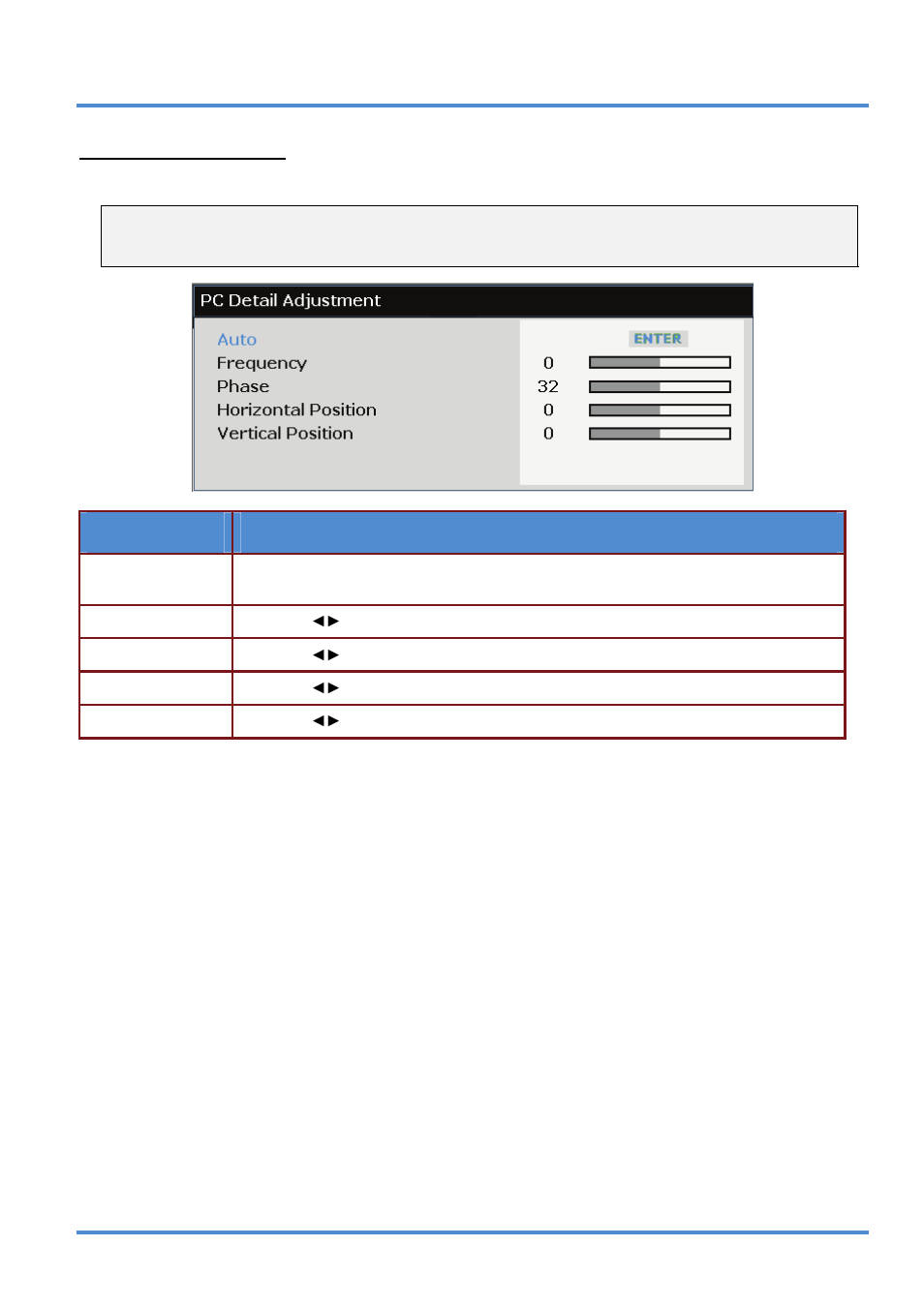 Pc detail adjustment | InFocus DISPERINDAG IN3118HD User Manual | Page 27 / 54