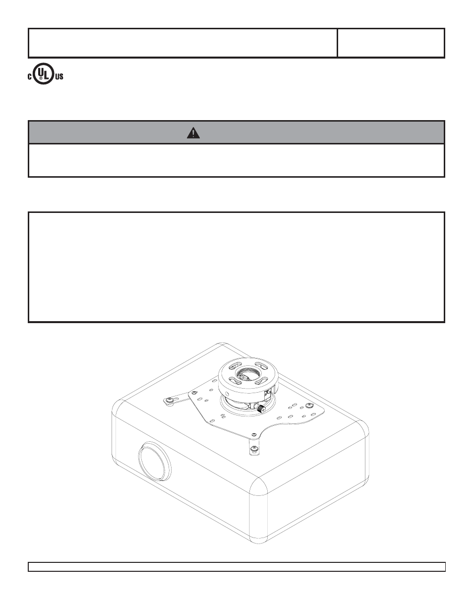 InFocus SP-CEIL-UNIV User Manual | 11 pages