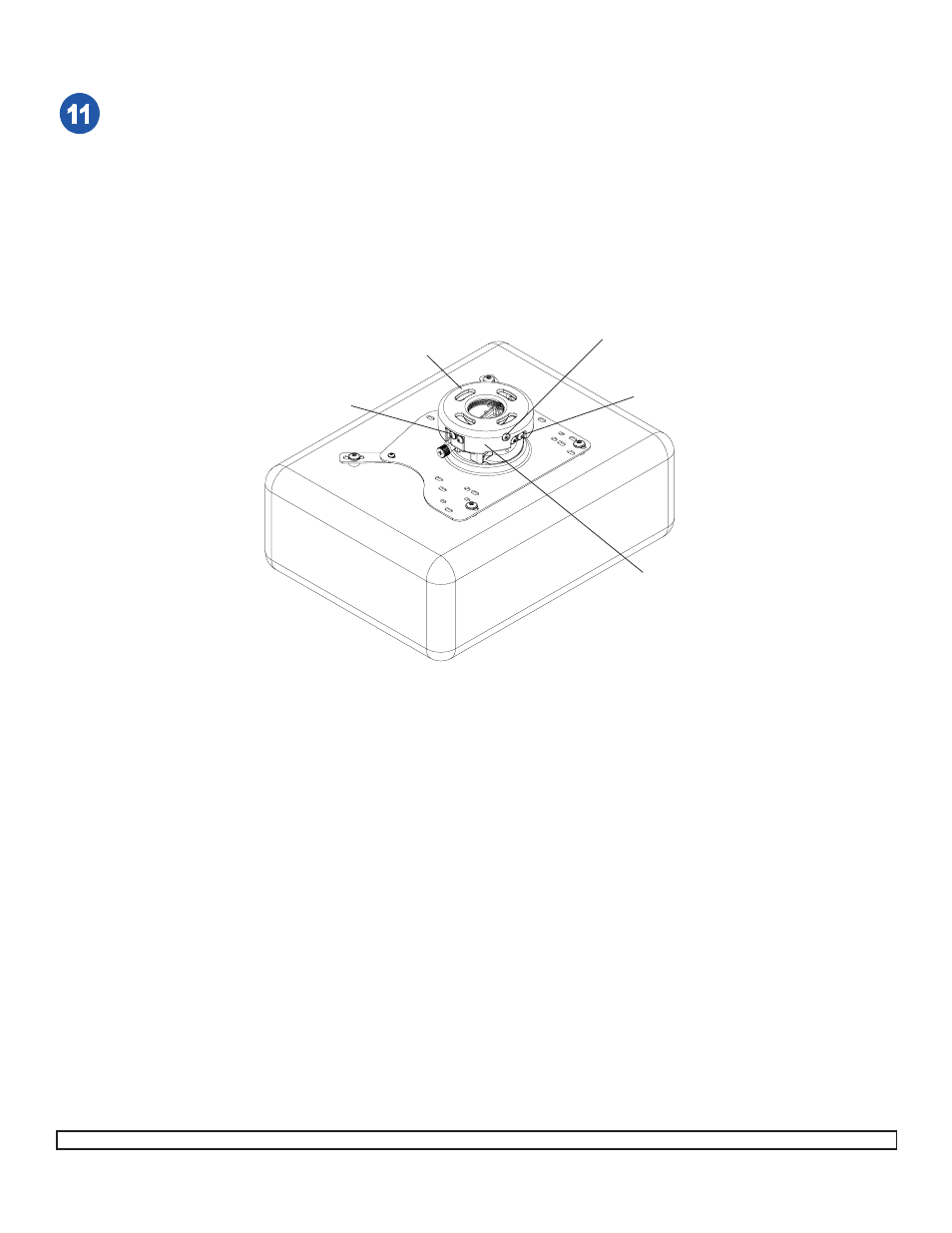 Projector alignment | InFocus SP-CEIL-UNIV User Manual | Page 11 / 11