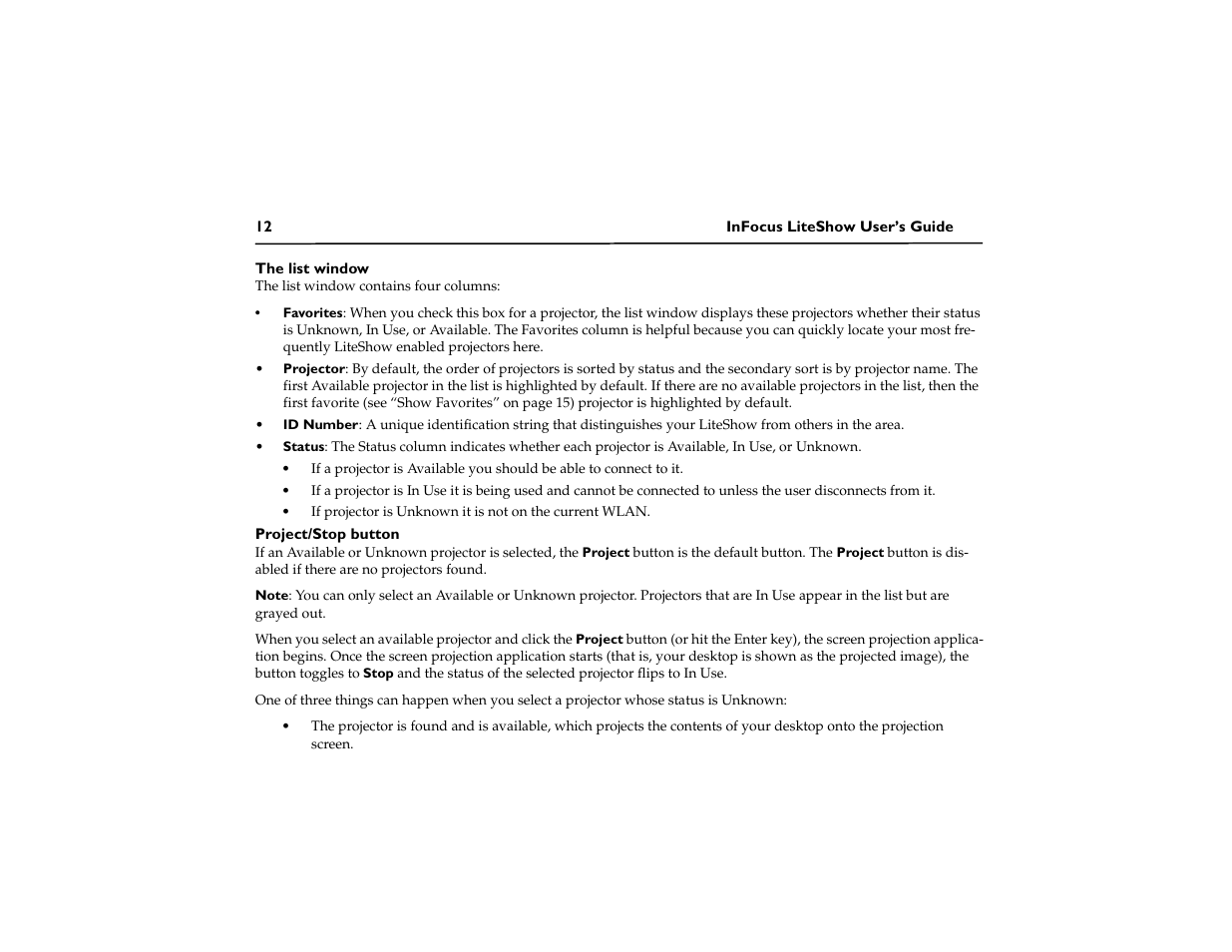 InFocus LiteShow DP1200x M1 User Manual | Page 17 / 48