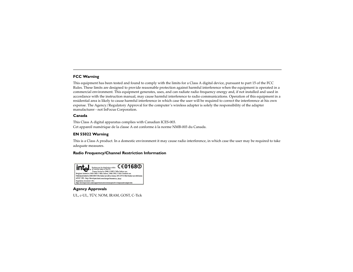 InFocus LiteShow DP1200x M1 User Manual | Page 3 / 48