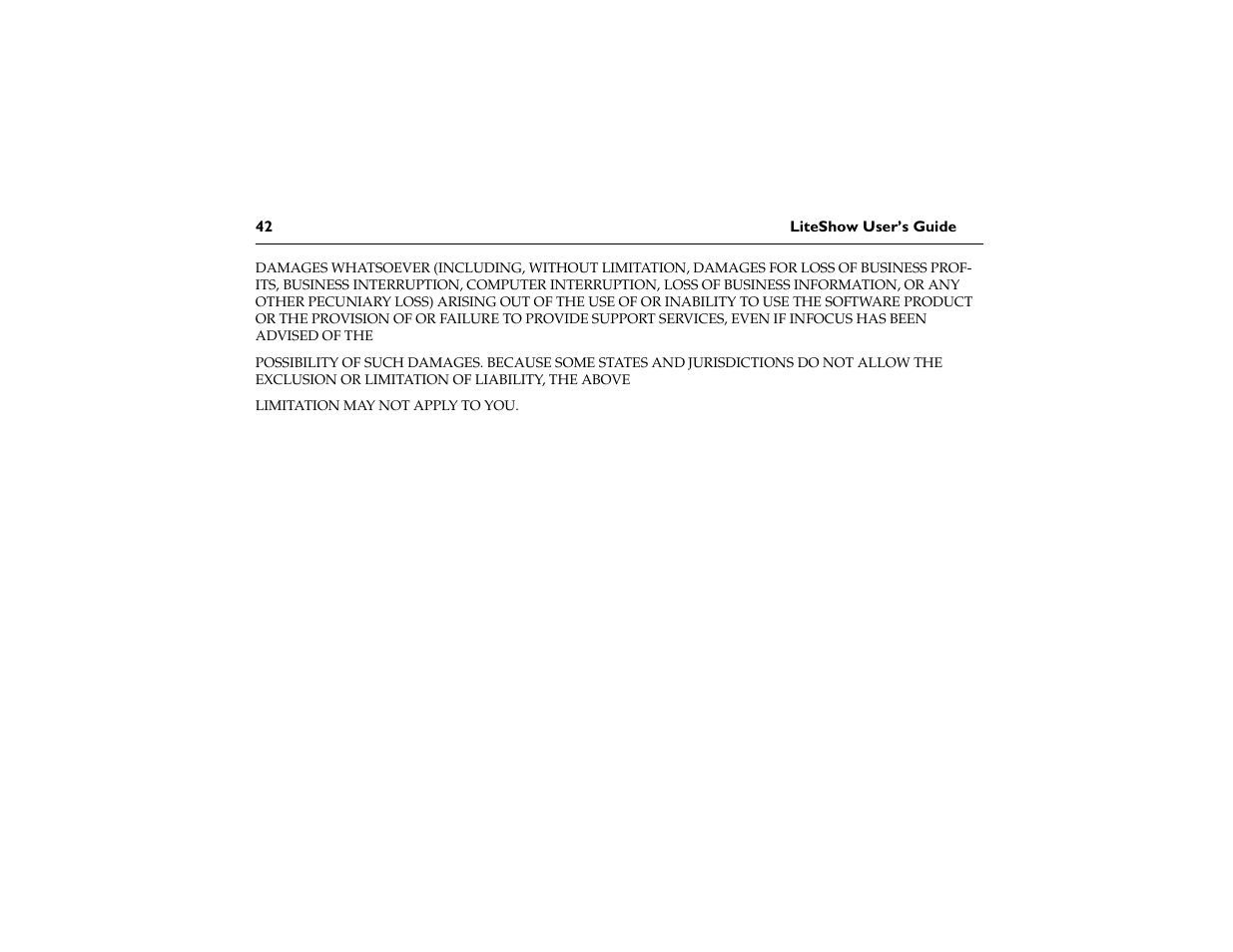 InFocus LiteShow DP1200x M1 User Manual | Page 47 / 48