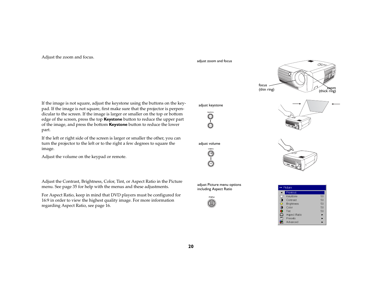 InFocus X3 User Manual | Page 20 / 50