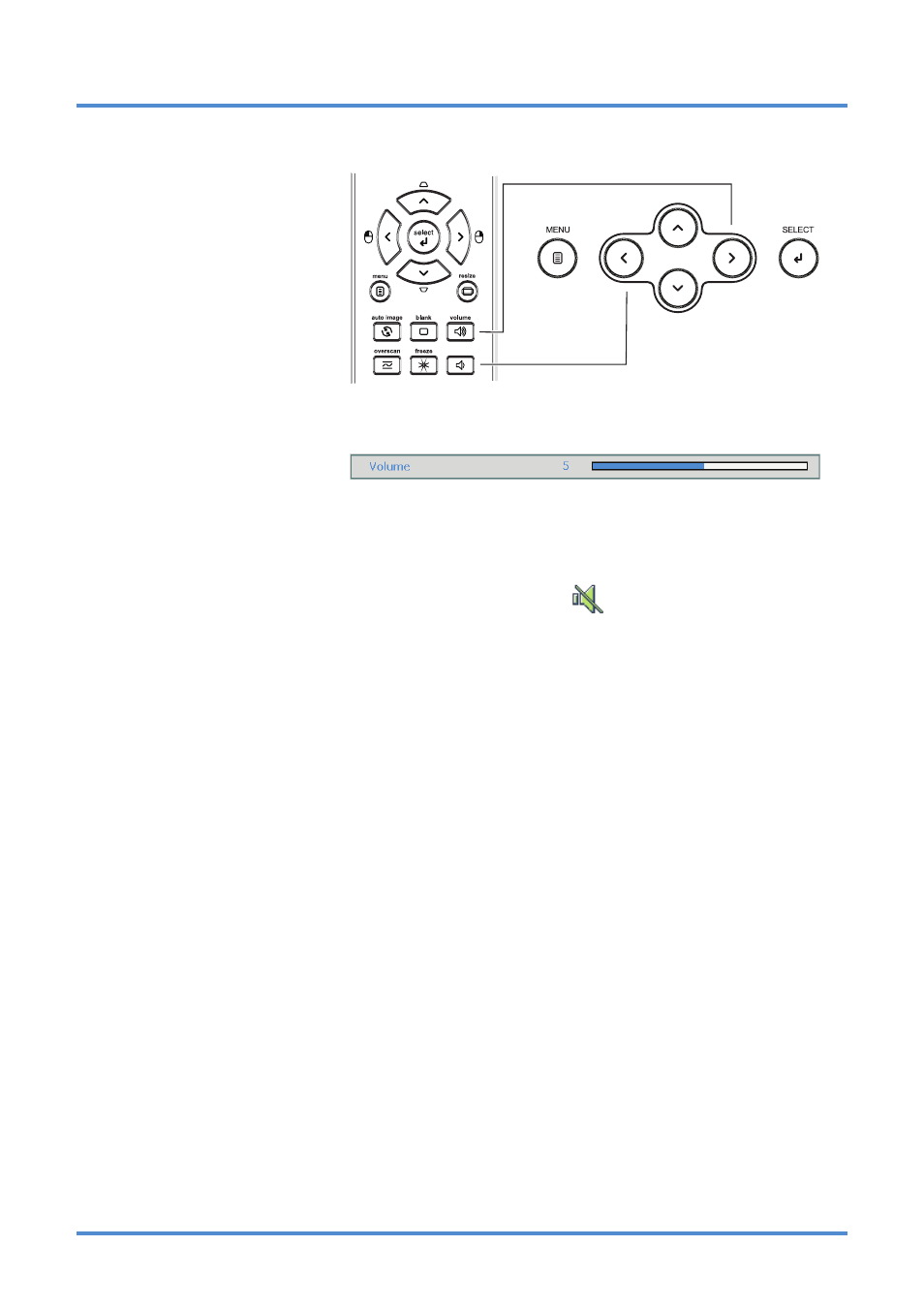 Adjusting the volume | InFocus IN5318 User Manual | Page 25 / 61