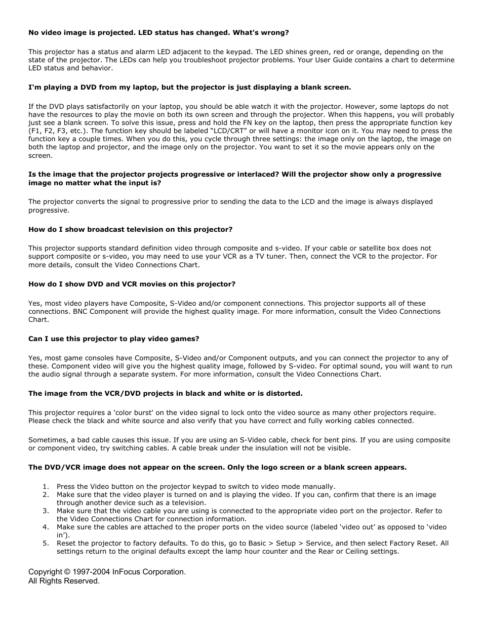 InFocus C300HB User Manual | Page 3 / 4