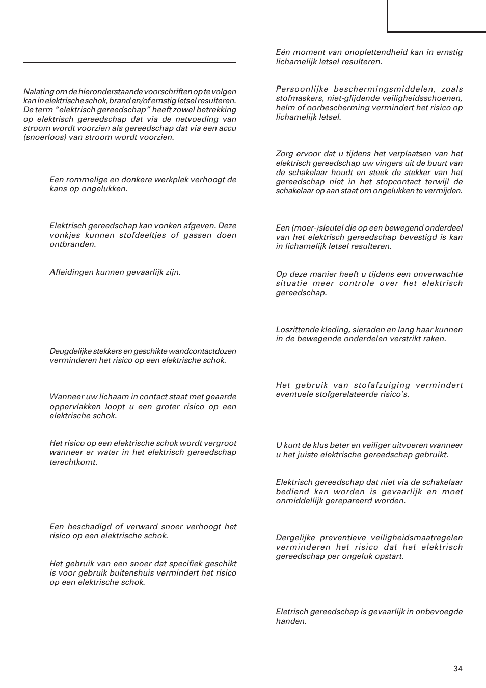 Nederlands | InFocus DS 14DAL User Manual | Page 35 / 70