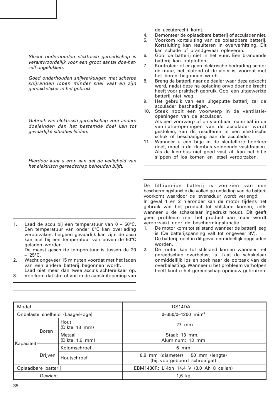 Nederlands | InFocus DS 14DAL User Manual | Page 36 / 70