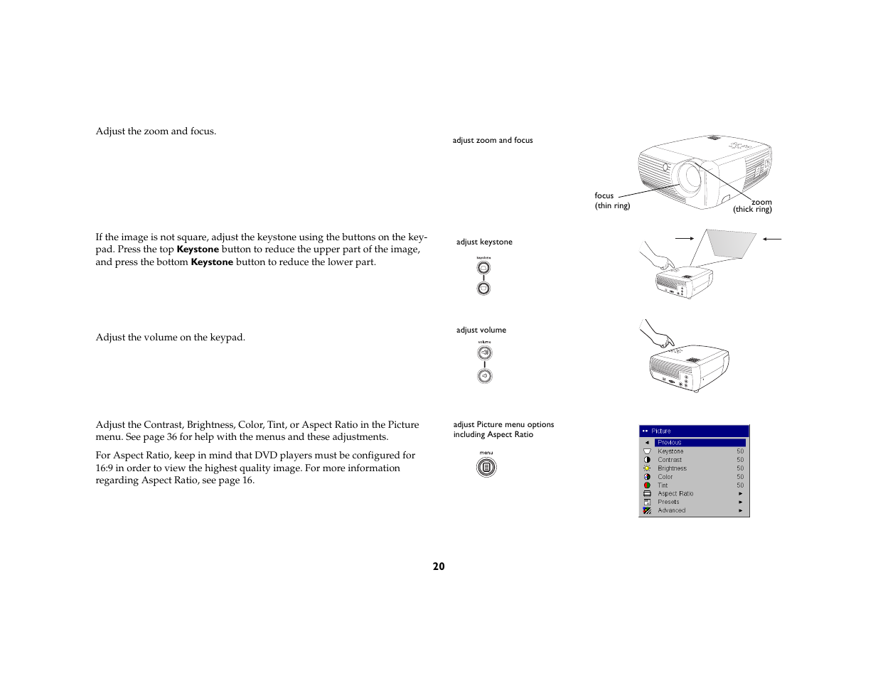 InFocus X1a User Manual | Page 20 / 50