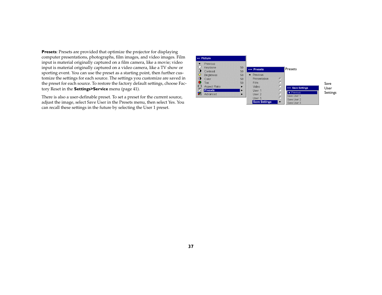 InFocus X1a User Manual | Page 37 / 50