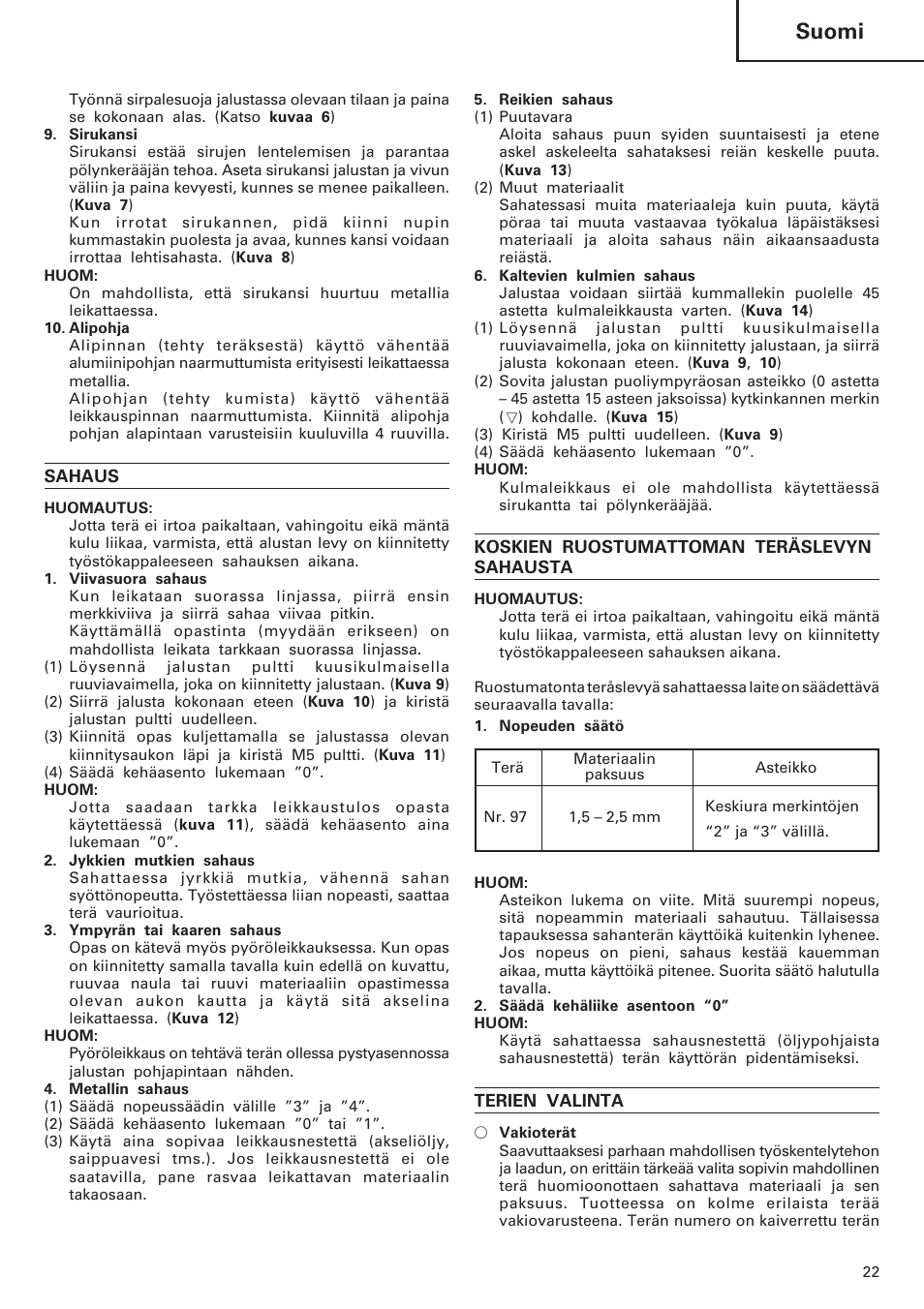 Suomi | InFocus CJ120VA User Manual | Page 23 / 34