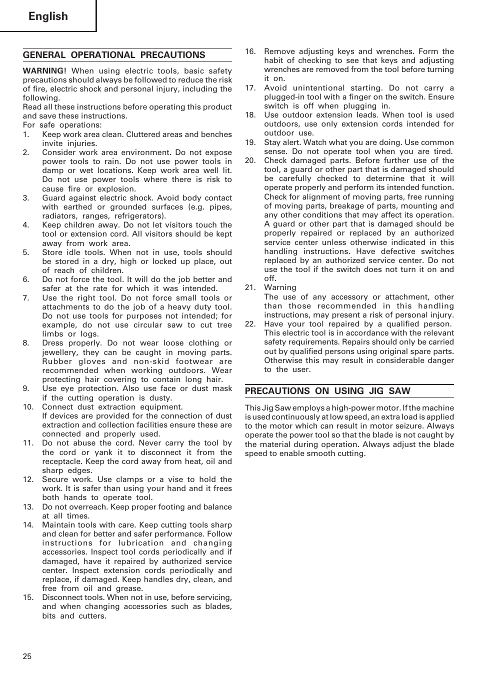 English | InFocus CJ120VA User Manual | Page 26 / 34