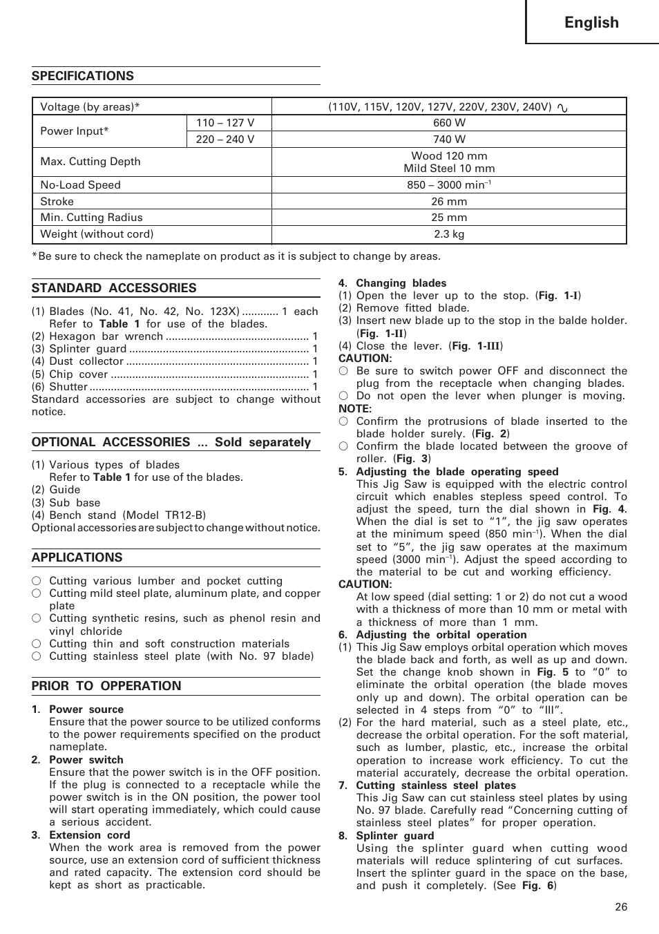 English | InFocus CJ120VA User Manual | Page 27 / 34