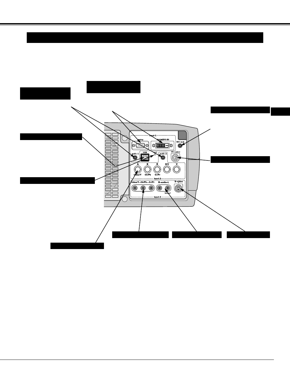 11 connecting projector, Terminals of projector | InFocus DP9295 User Manual | Page 11 / 46