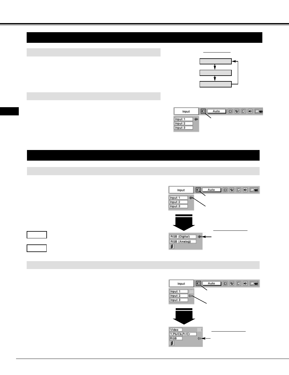 22 computer input, Selecting input source, Selecting computer system | InFocus DP9295 User Manual | Page 22 / 46