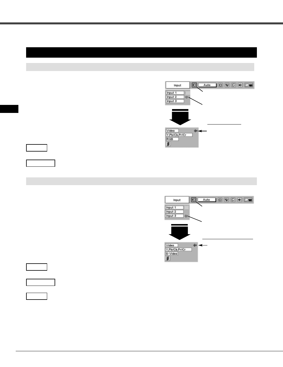 30 video input, Selecting input source | InFocus DP9295 User Manual | Page 30 / 46