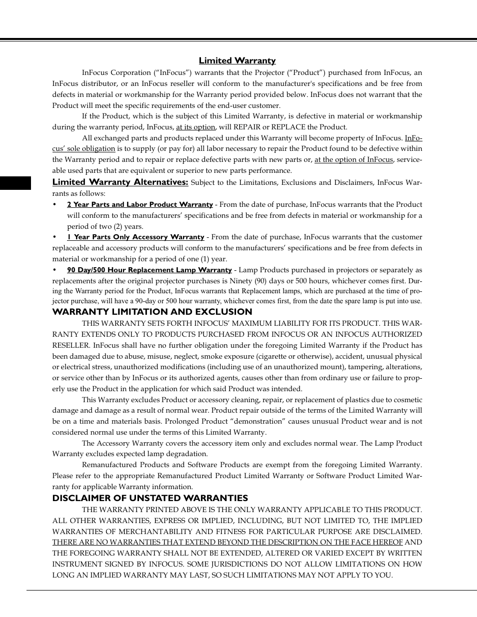 InFocus DP9295 User Manual | Page 44 / 46