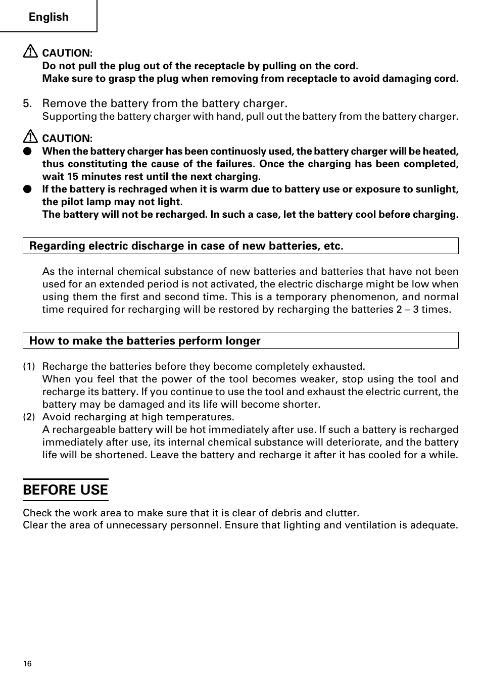 Before use | InFocus DS 14DVF User Manual | Page 16 / 68