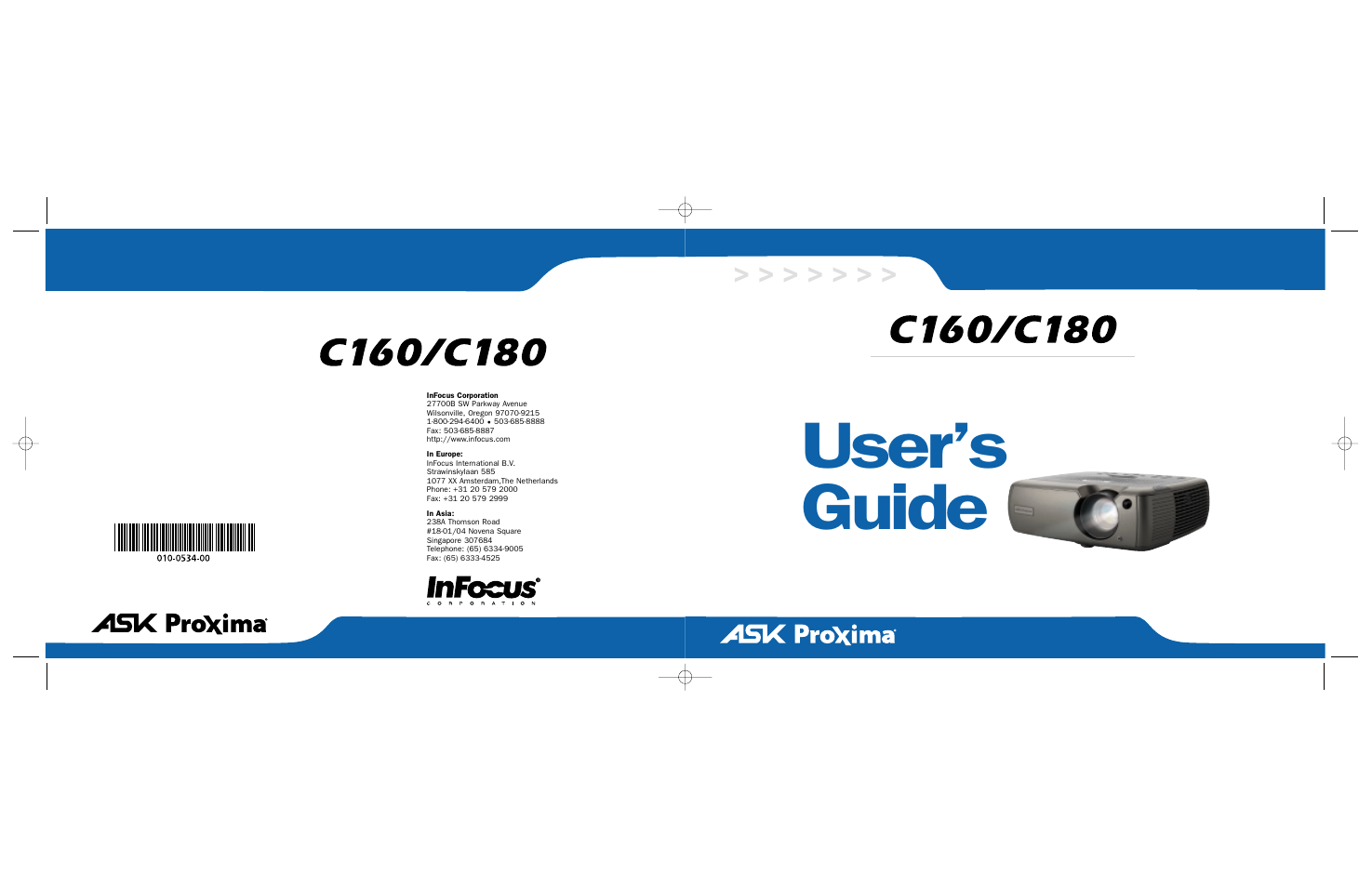 InFocus C160 User Manual | 52 pages