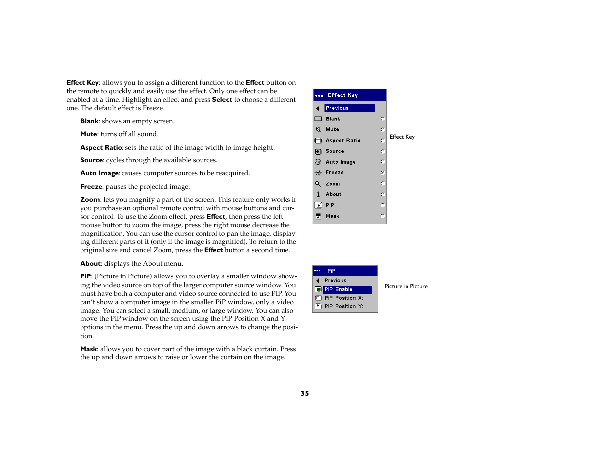 InFocus C160 User Manual | Page 37 / 52