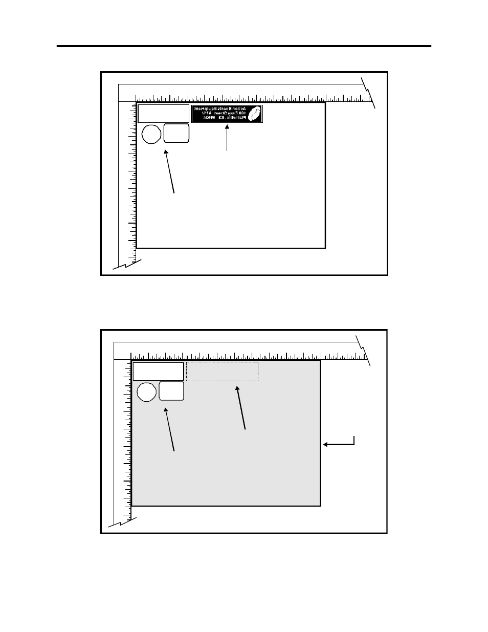Computer graphics screen, Laser engraving table, 2 options & accessories | Place stamp in an unused area | InFocus Laser Platform M-300 User Manual | Page 57 / 110
