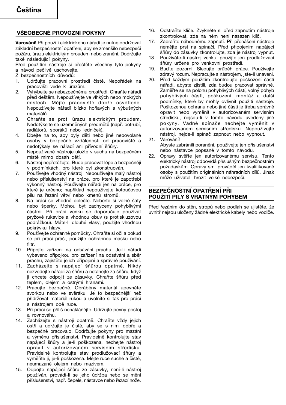Čeština | InFocus CR 13V User Manual | Page 34 / 54