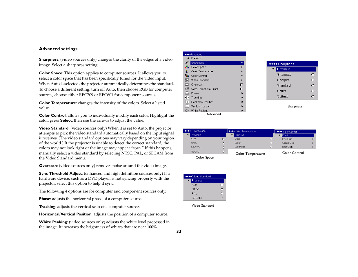 InFocus C170 User Manual | Page 33 / 51