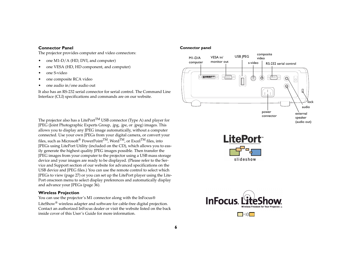 InFocus C170 User Manual | Page 6 / 51