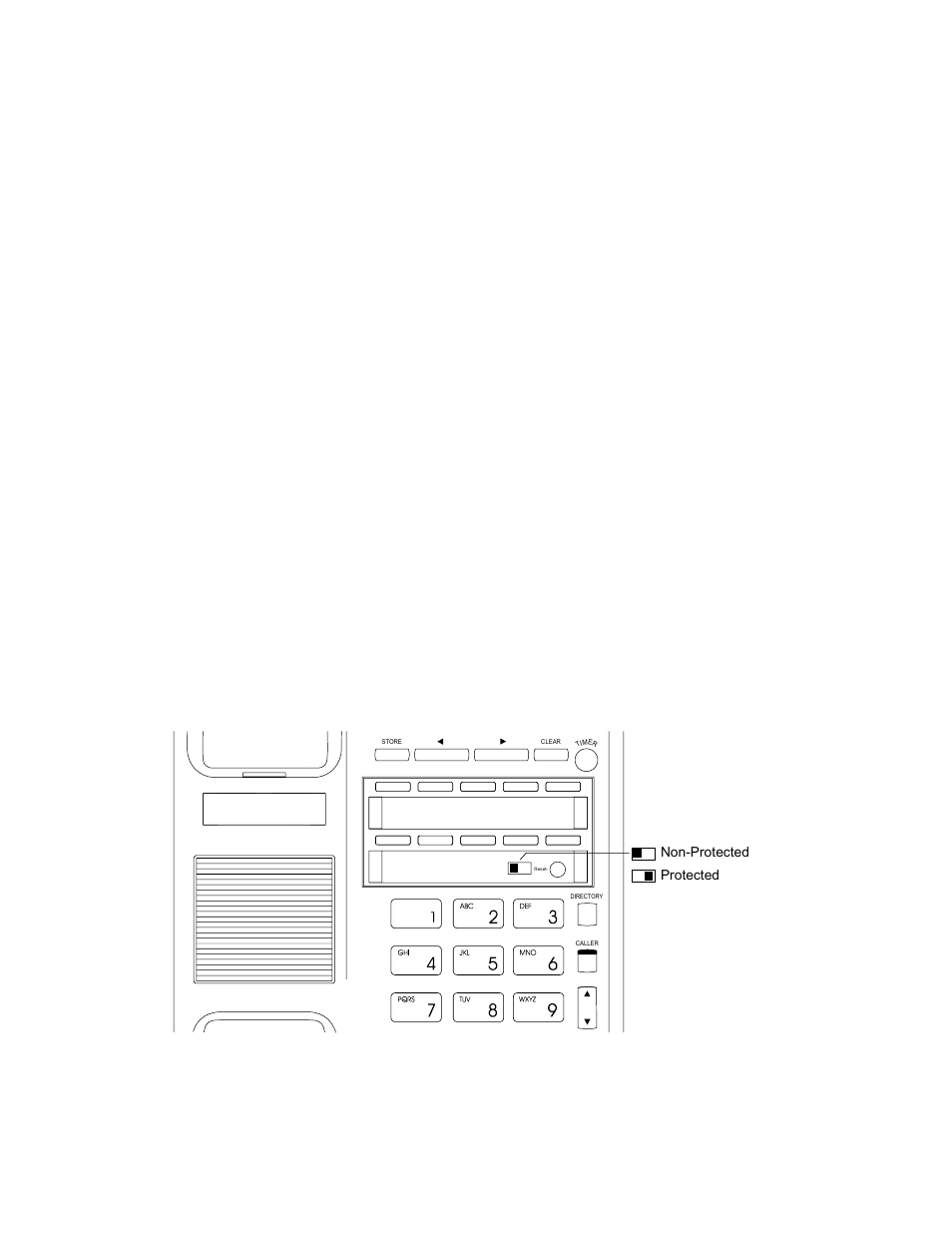 Figure 4 memory protection switch | Interquartz IQ750 User Manual | Page 25 / 48