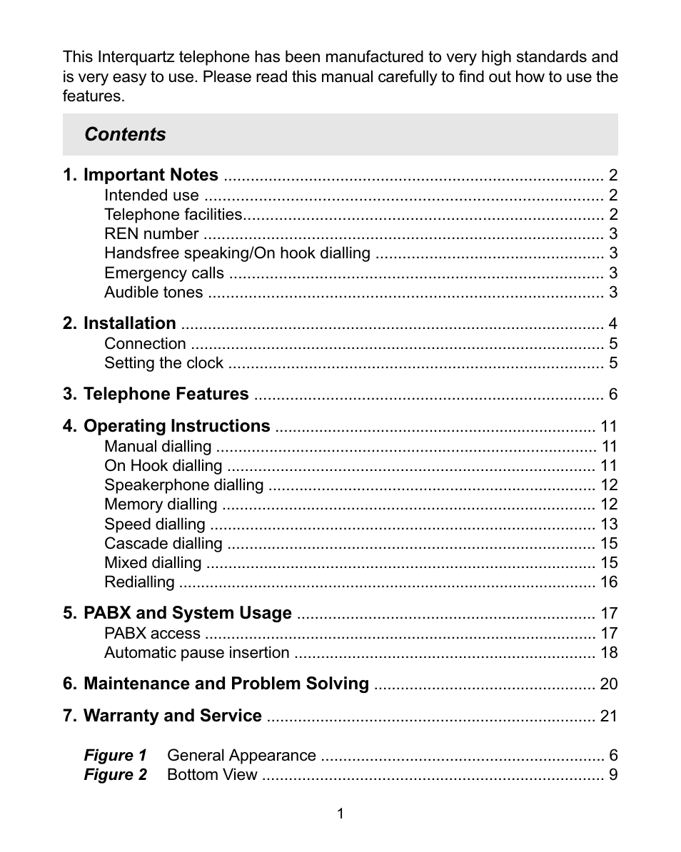 Interquartz 98583 User Manual | Page 2 / 23