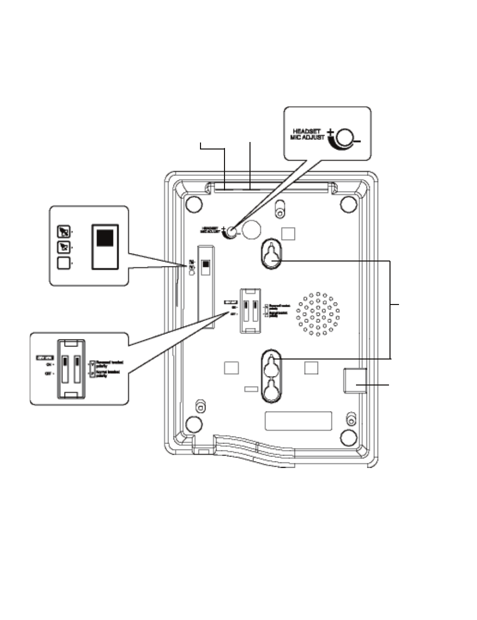 Multifunctional indicator light, Figure 1 : bottom view | Interquartz IQ333 User Manual | Page 6 / 25