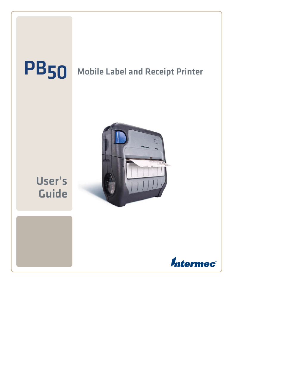 Intermec PB50 User Manual | 72 pages
