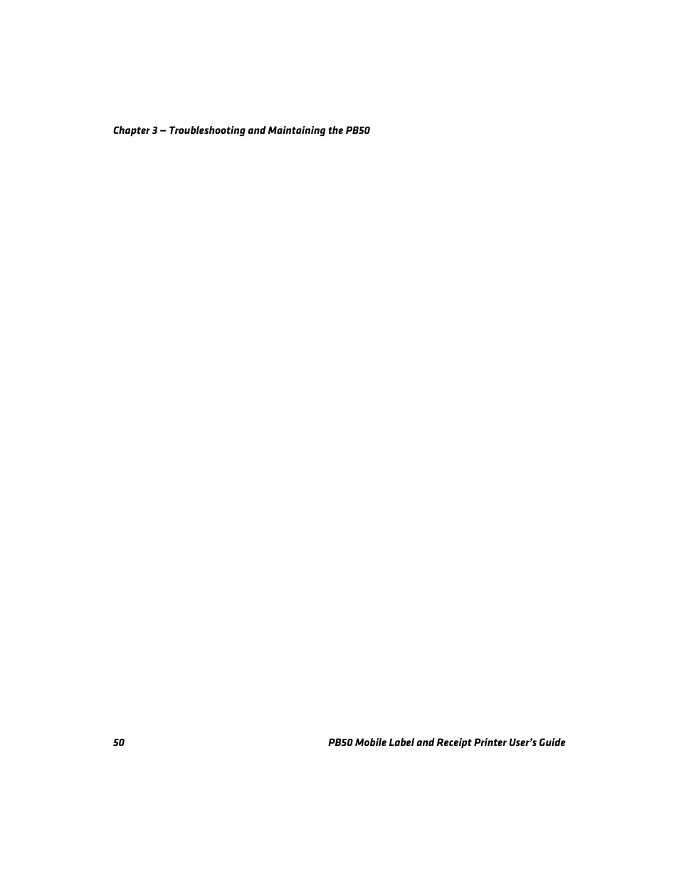 Intermec PB50 User Manual | Page 60 / 72