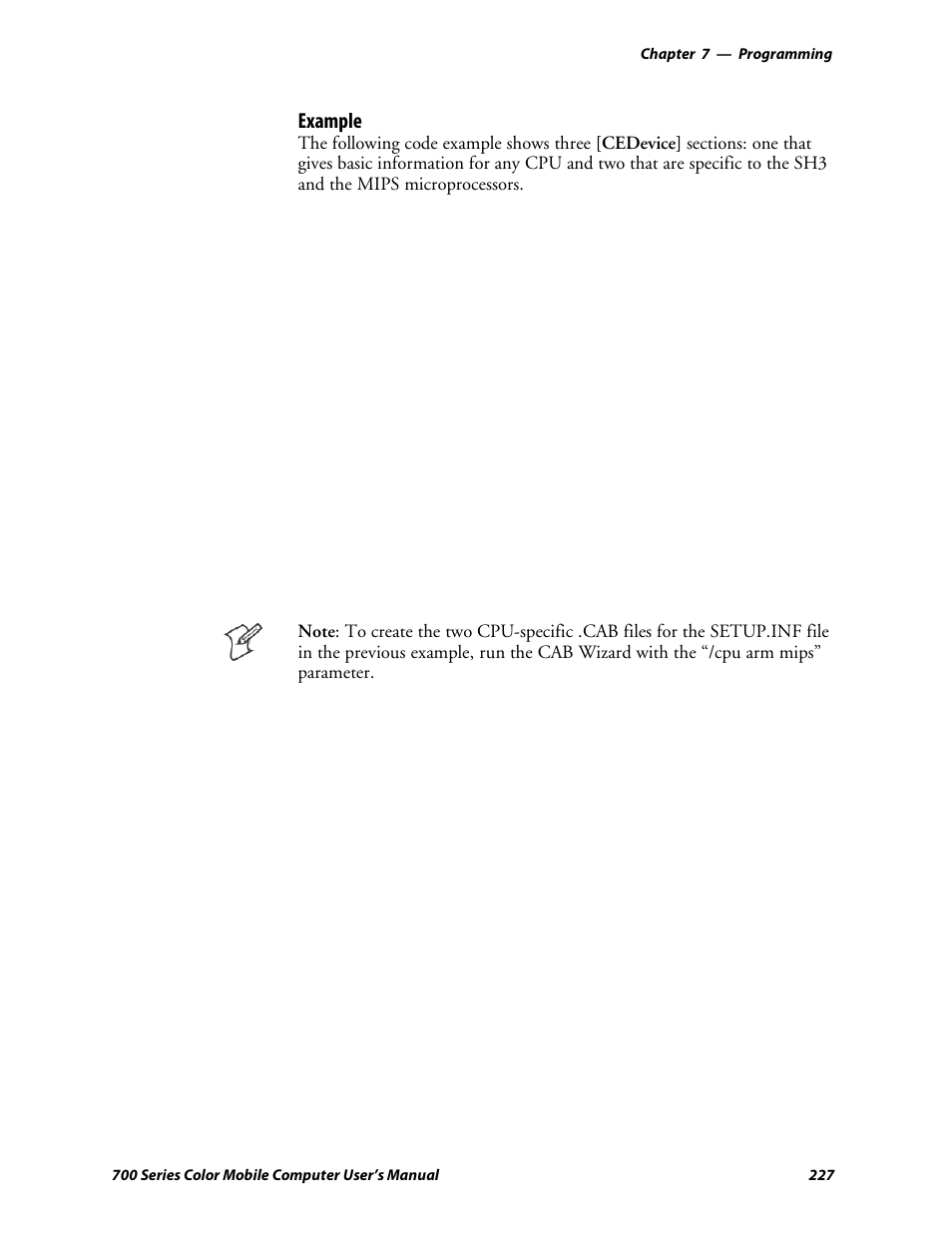 Example | Intermec 700 User Manual | Page 251 / 452
