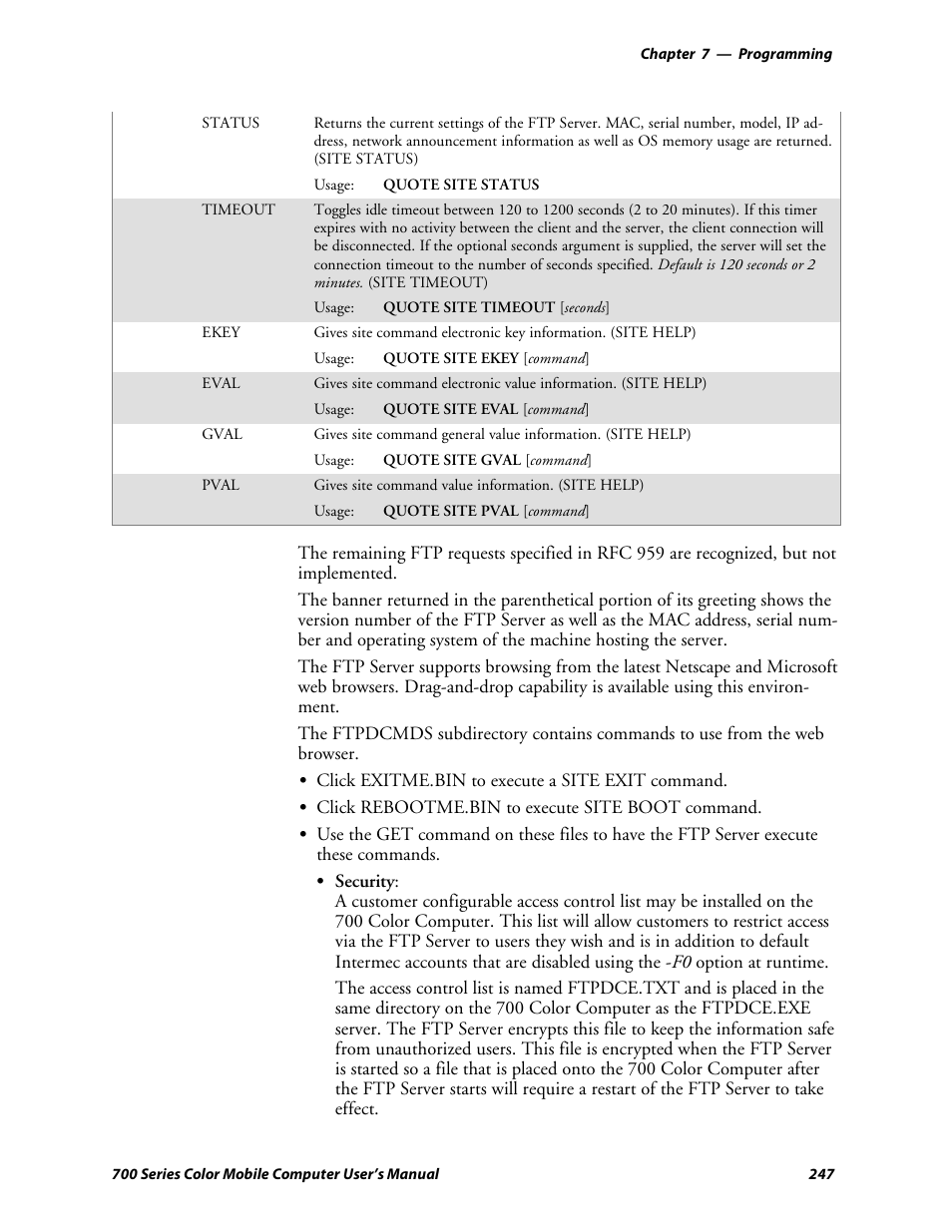 Intermec 700 User Manual | Page 271 / 452