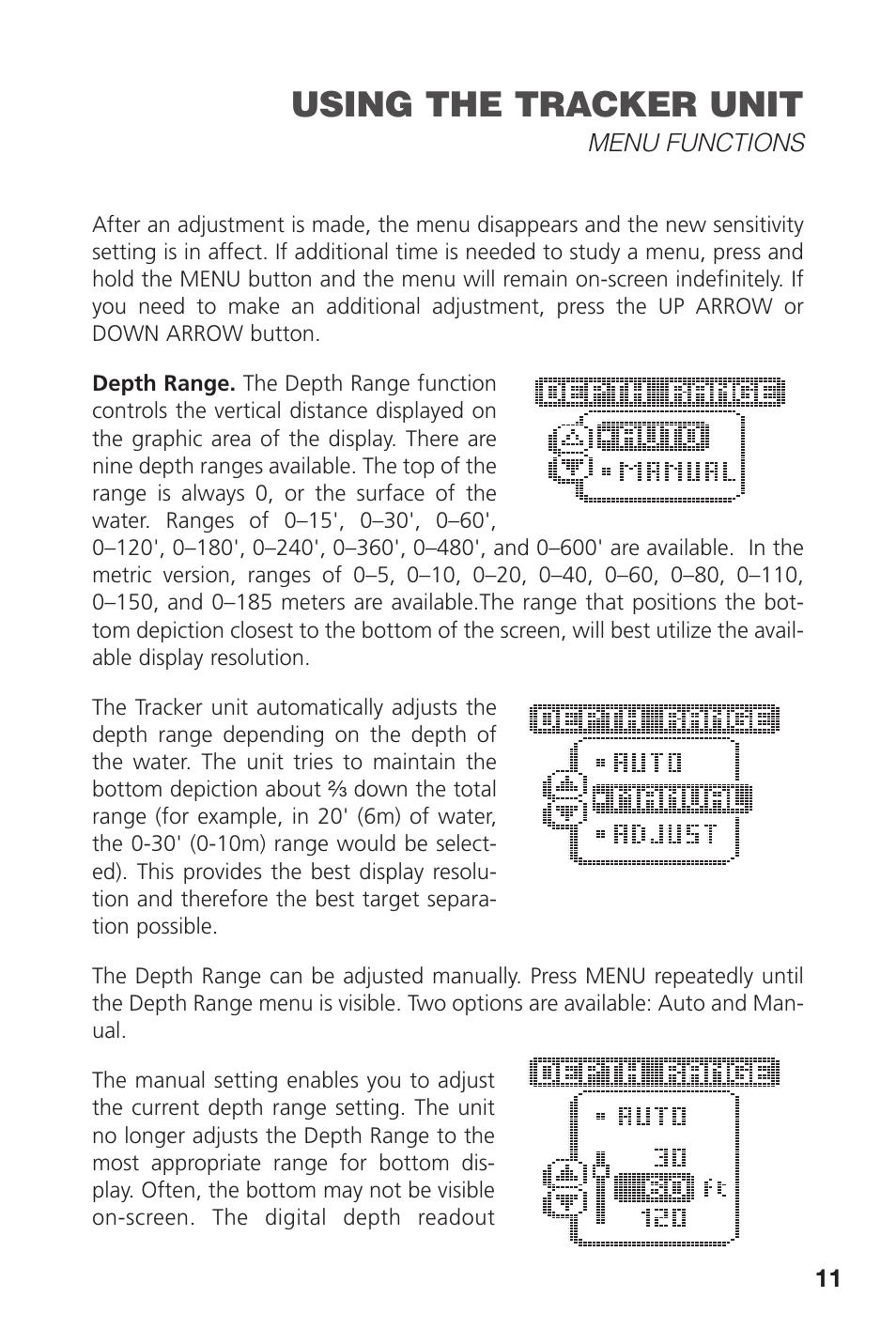 Using the tracker unit | Intermec TRACKER PRO 128 User Manual | Page 13 / 32