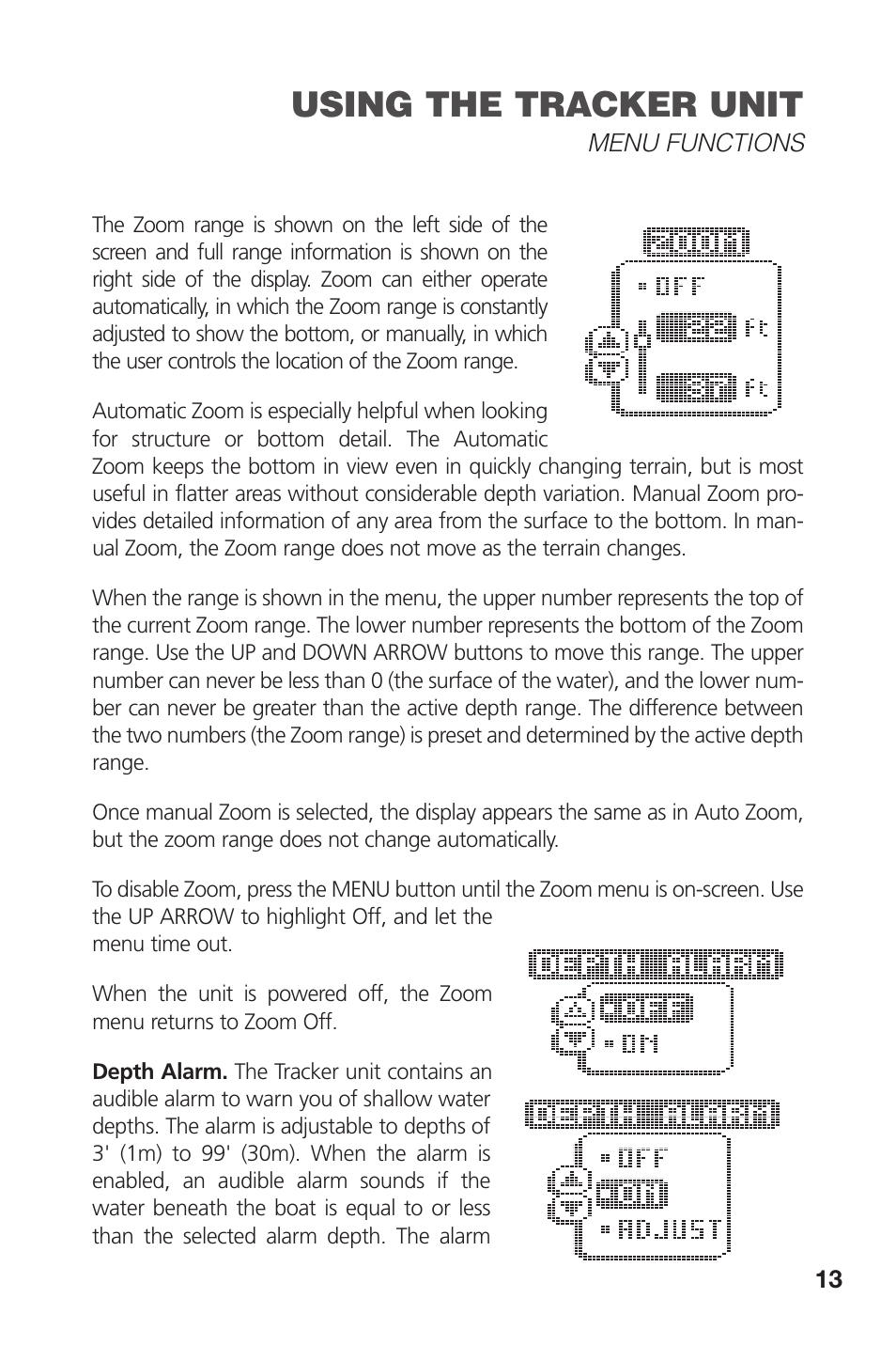 Using the tracker unit | Intermec TRACKER PRO 128 User Manual | Page 15 / 32