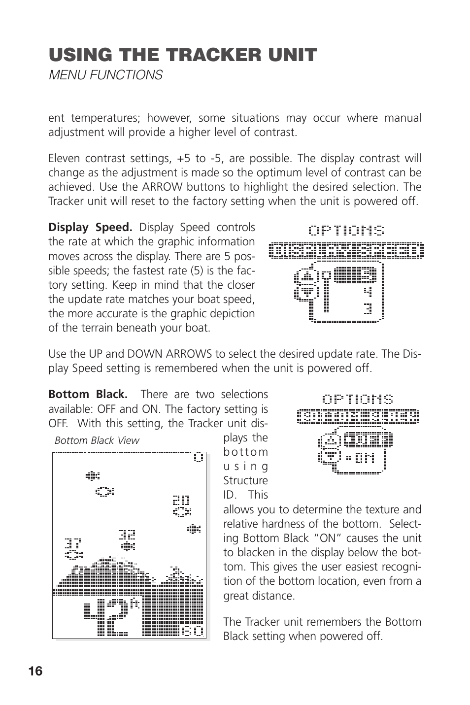Using the tracker unit | Intermec TRACKER PRO 128 User Manual | Page 18 / 32