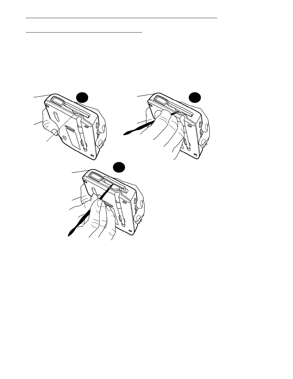 Removing the compactflash card | Intermec NORAND 600 User Manual | Page 23 / 74