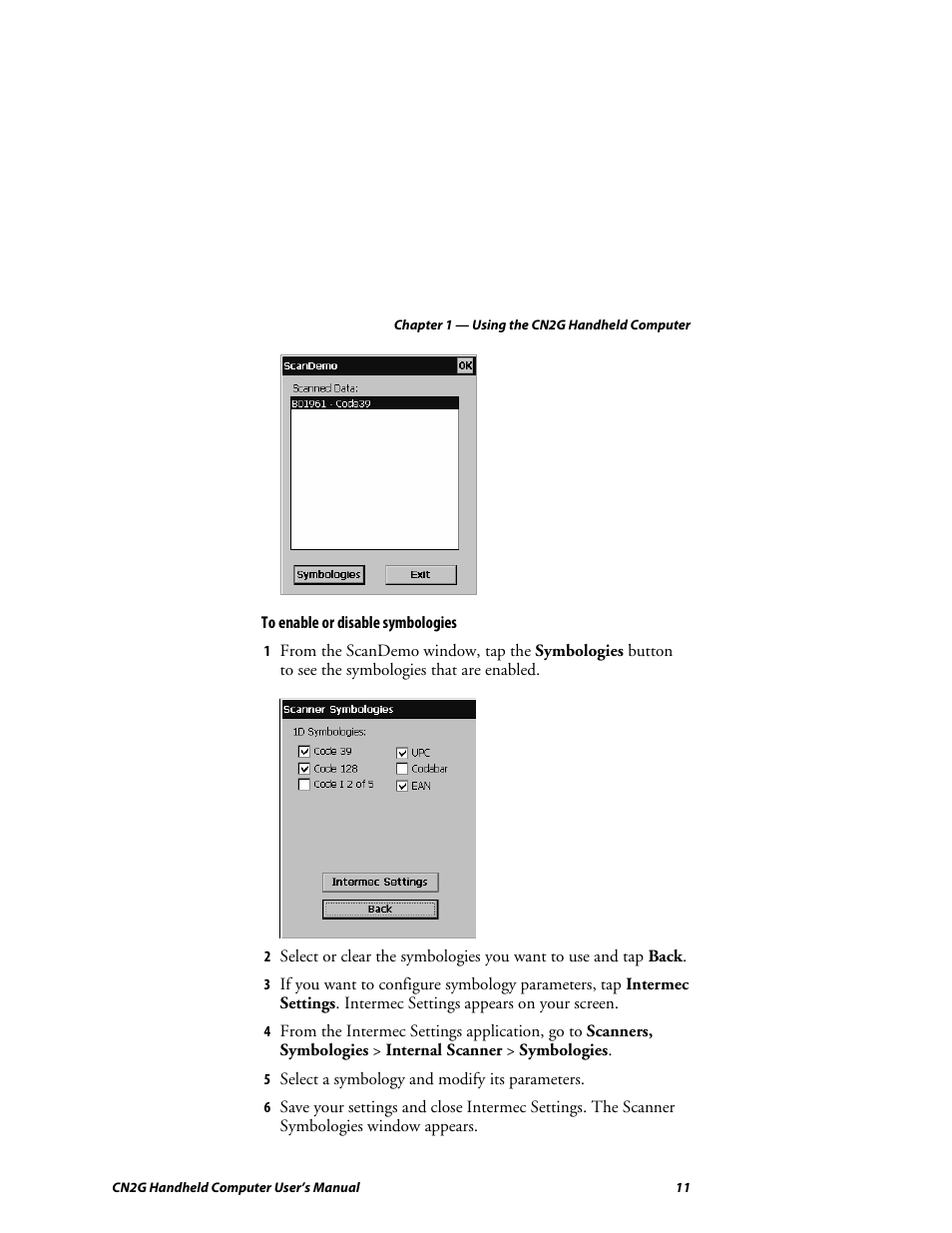 Intermec CN2G User Manual | Page 23 / 102