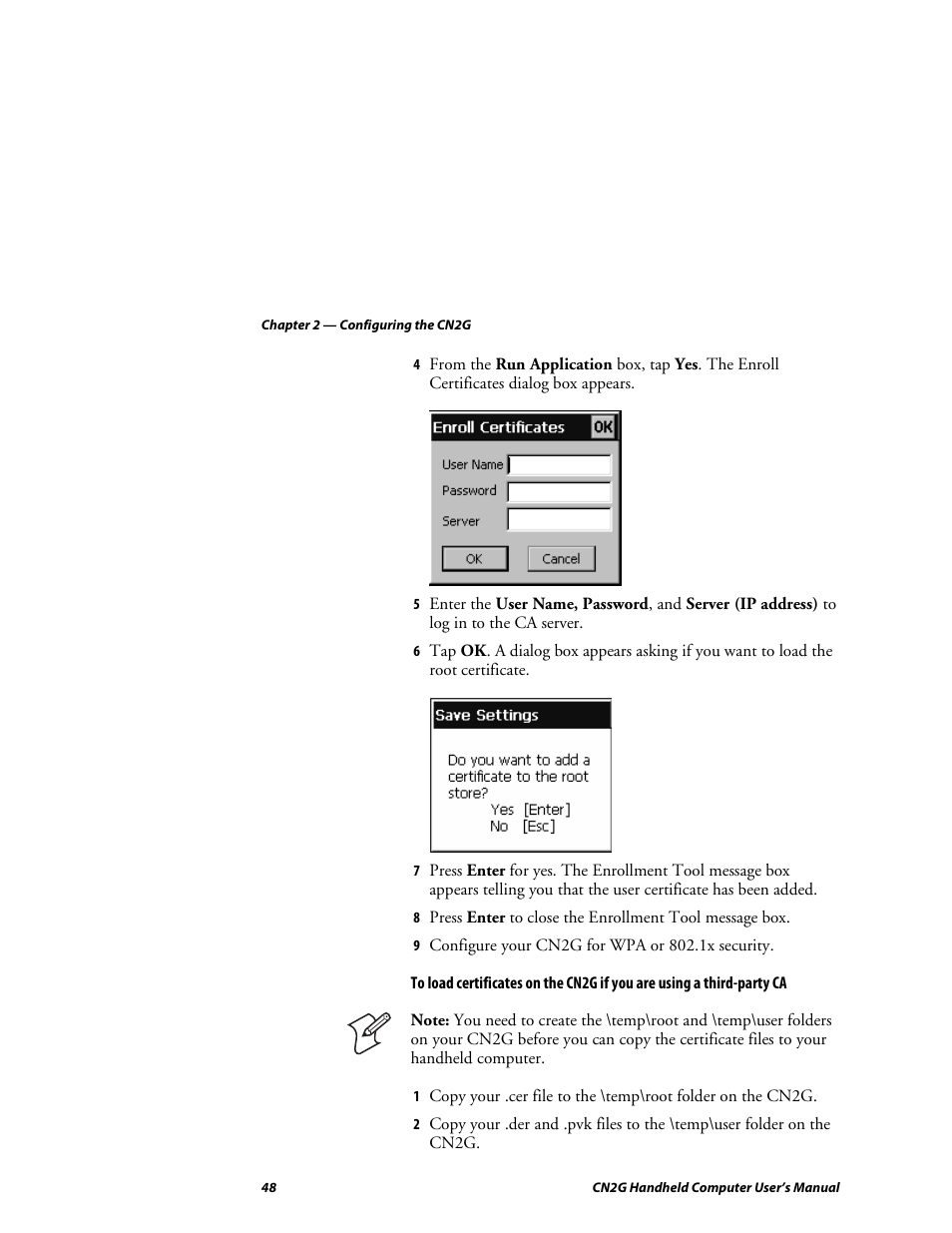 Intermec CN2G User Manual | Page 60 / 102