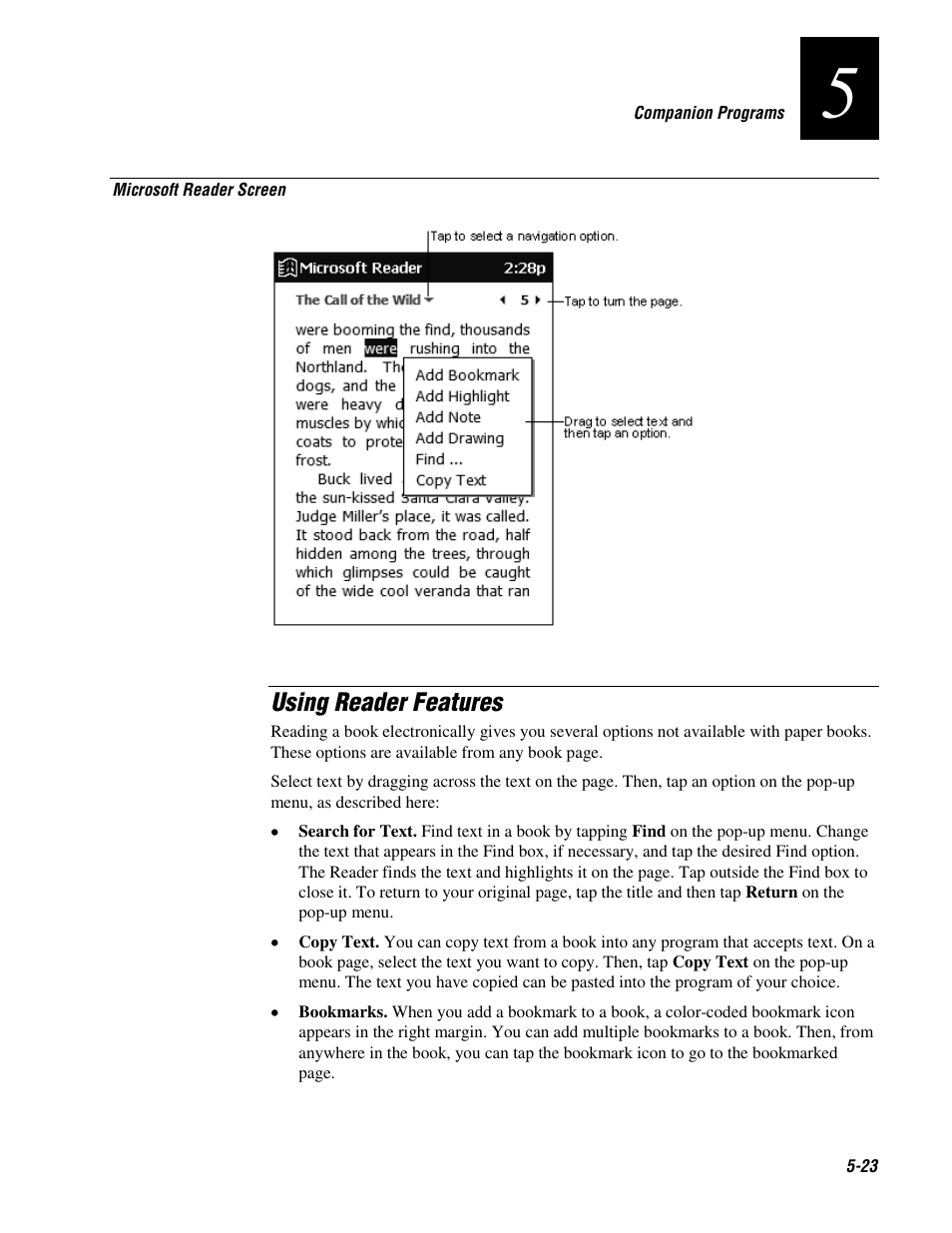 Using reader features | Intermec 70 User Manual | Page 105 / 134