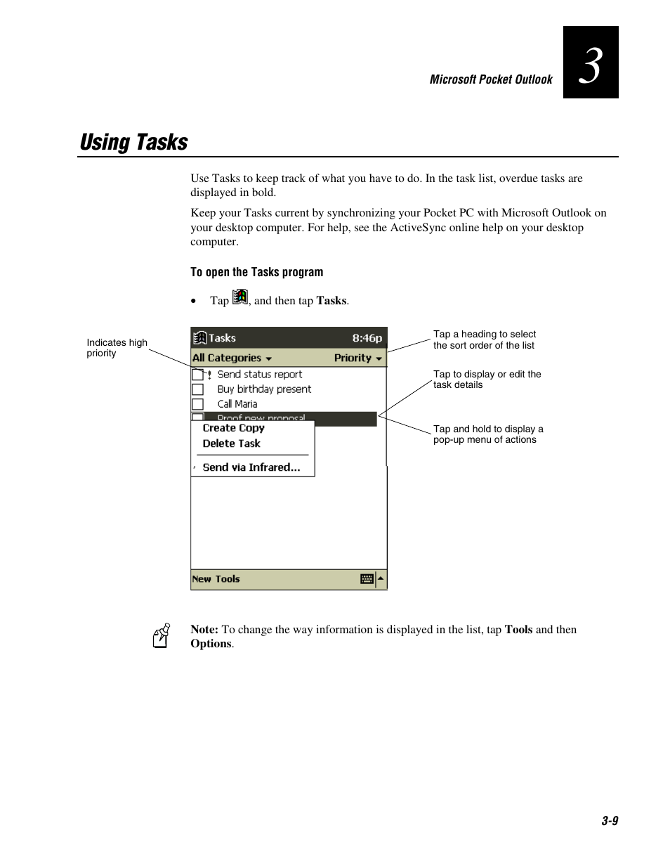 Using tasks | Intermec 70 User Manual | Page 65 / 134