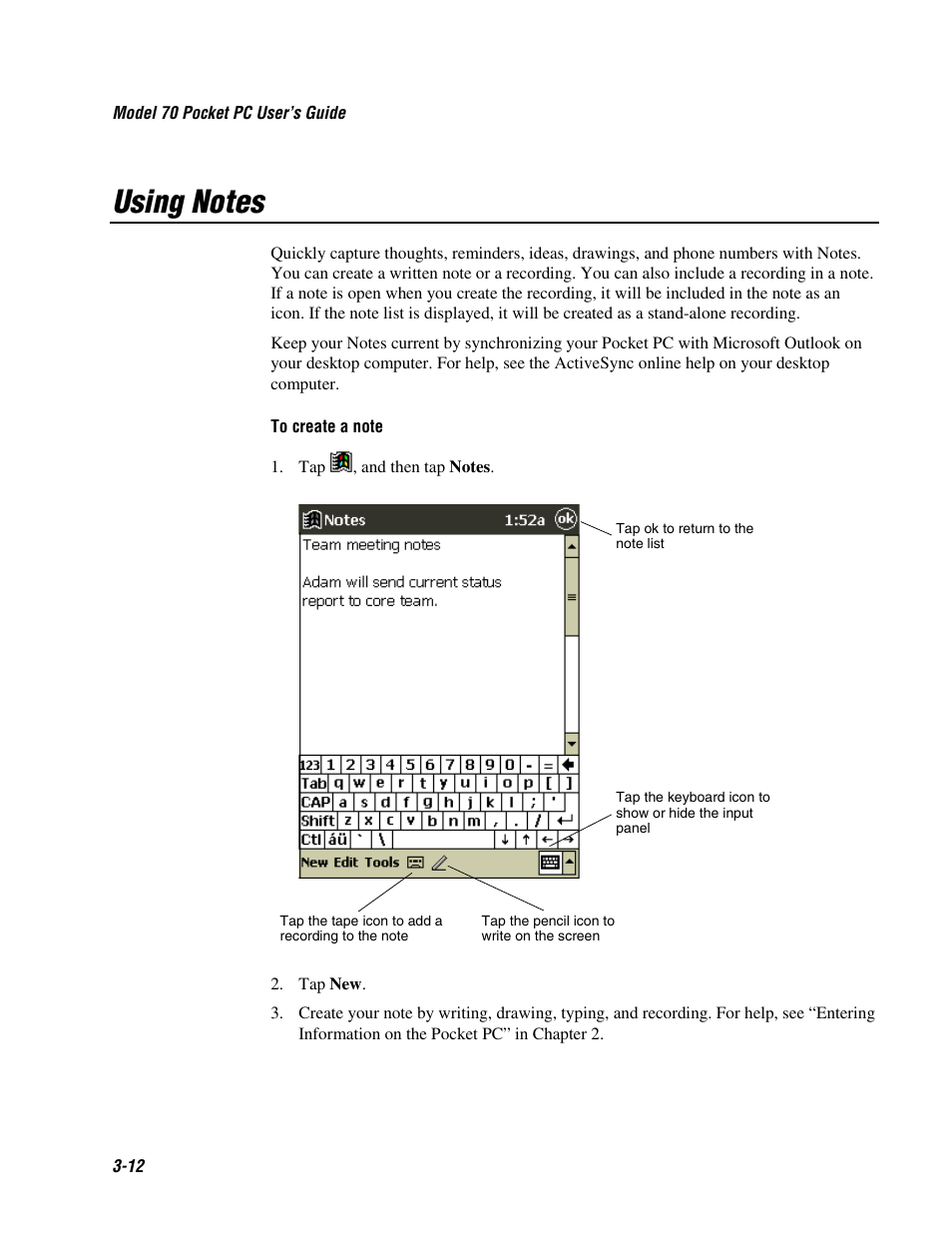 Using notes | Intermec 70 User Manual | Page 68 / 134