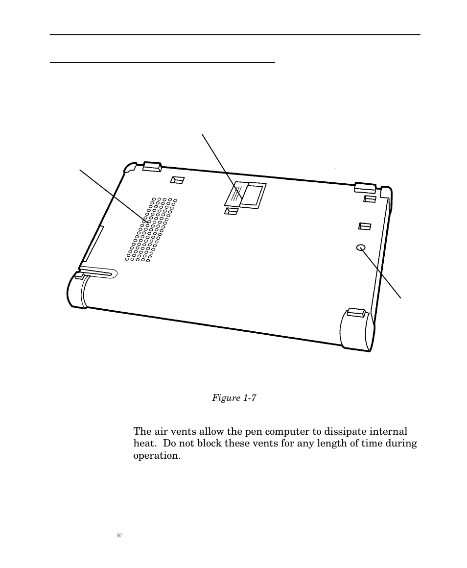Bottom view | Intermec NORAND 6642 User Manual | Page 19 / 77