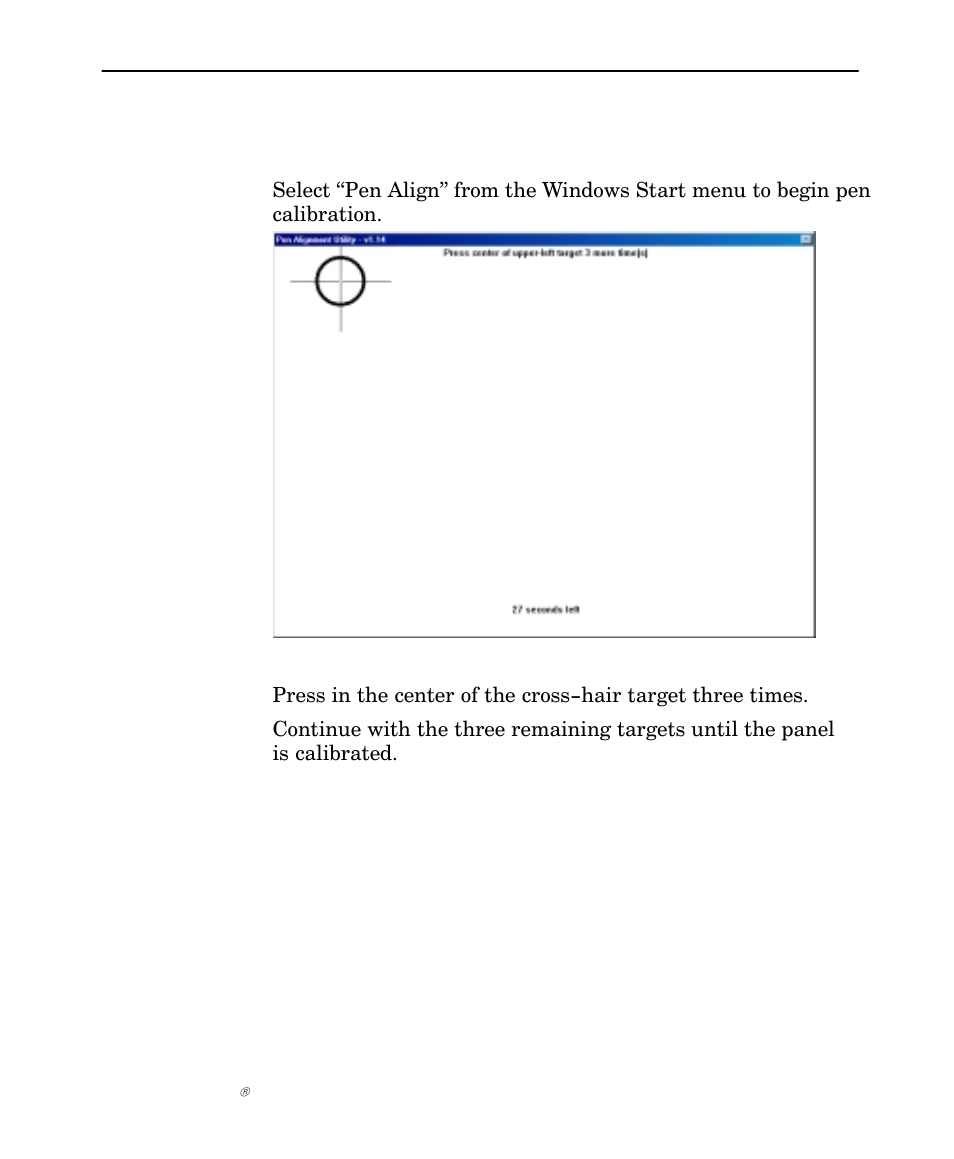 Pen calibration | Intermec NORAND 6642 User Manual | Page 41 / 77