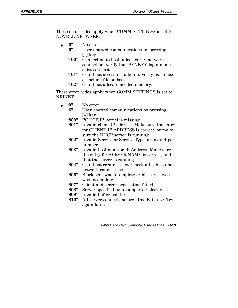 Intermec 6400 User Manual | Page 163 / 196