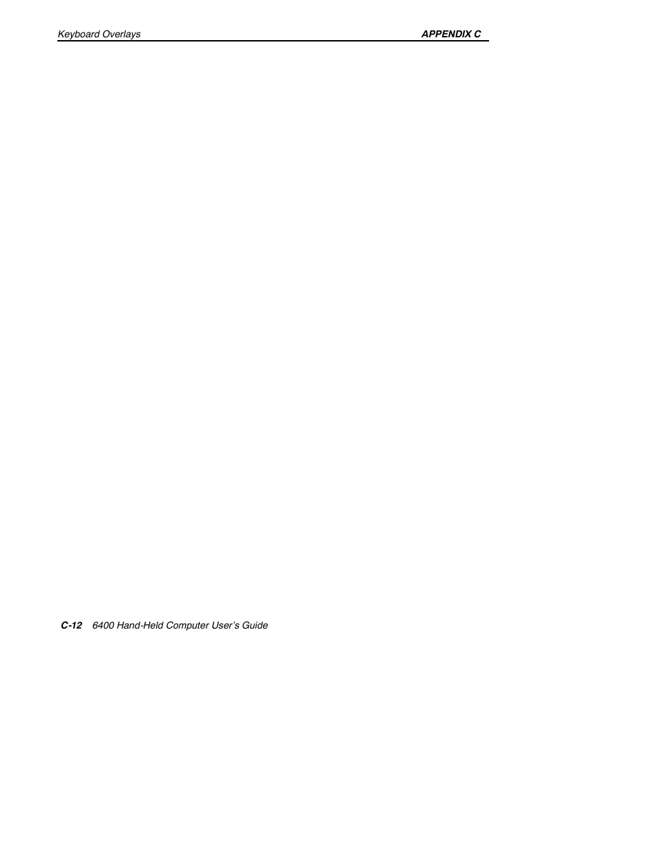 Intermec 6400 User Manual | Page 192 / 196